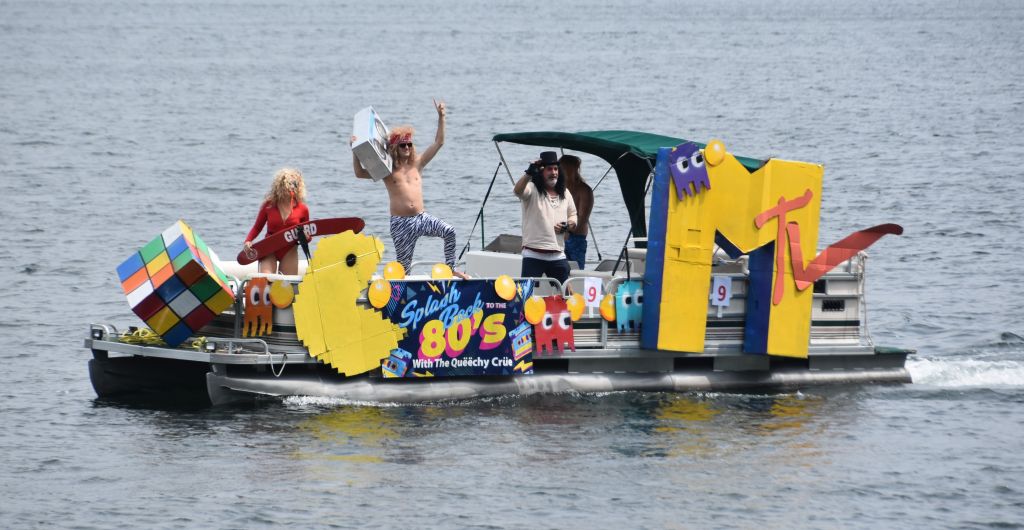 Boats dress up for watery occasion