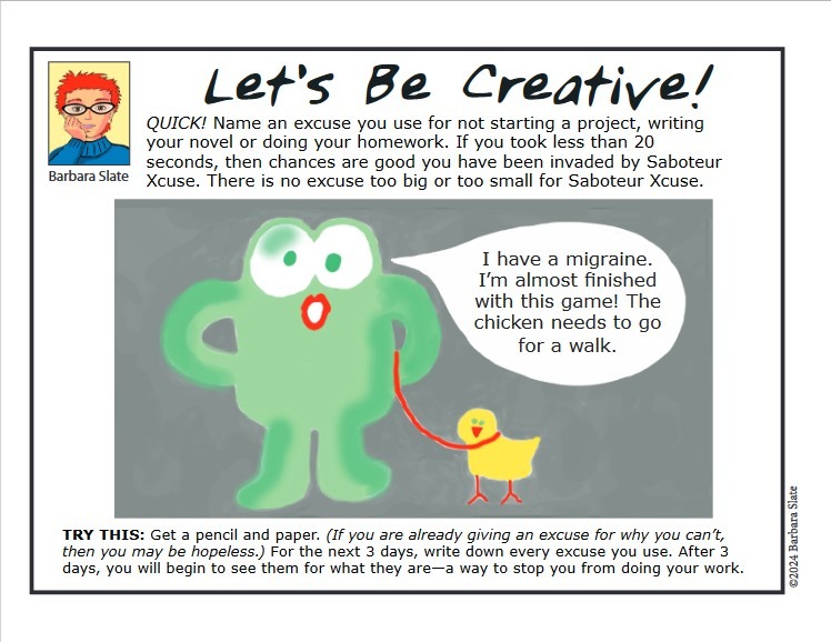 LET'S BE CREATIVE: February 1, 2024