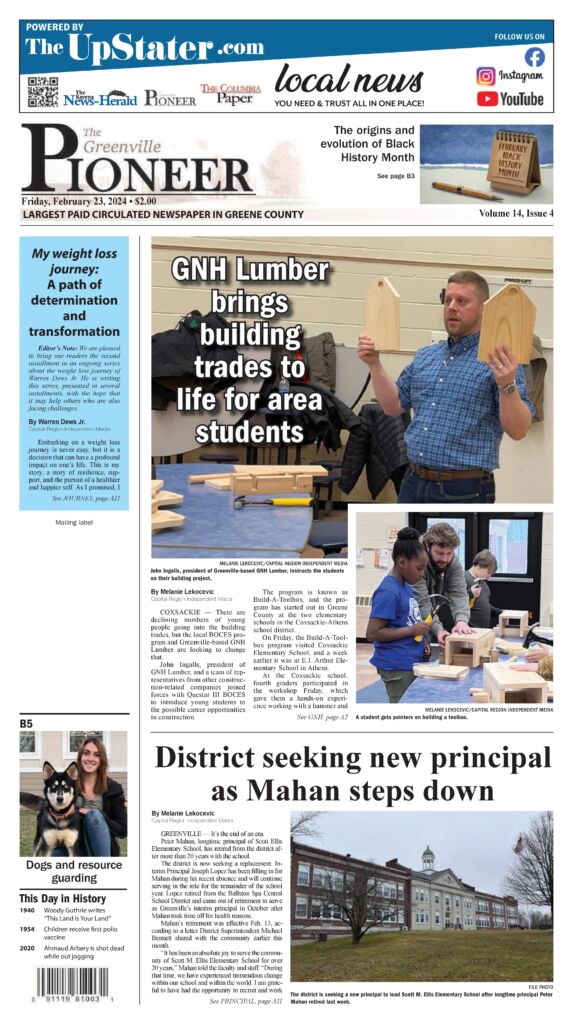 The Greenville Pioneer 2024, February 23